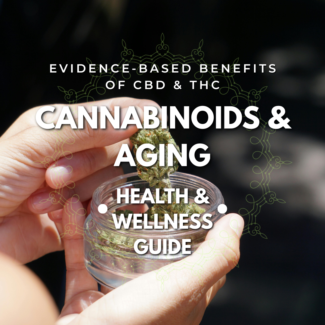 A jar of hemp with a hand holding a hemp-bud, emphasizing natural cannabinoid support