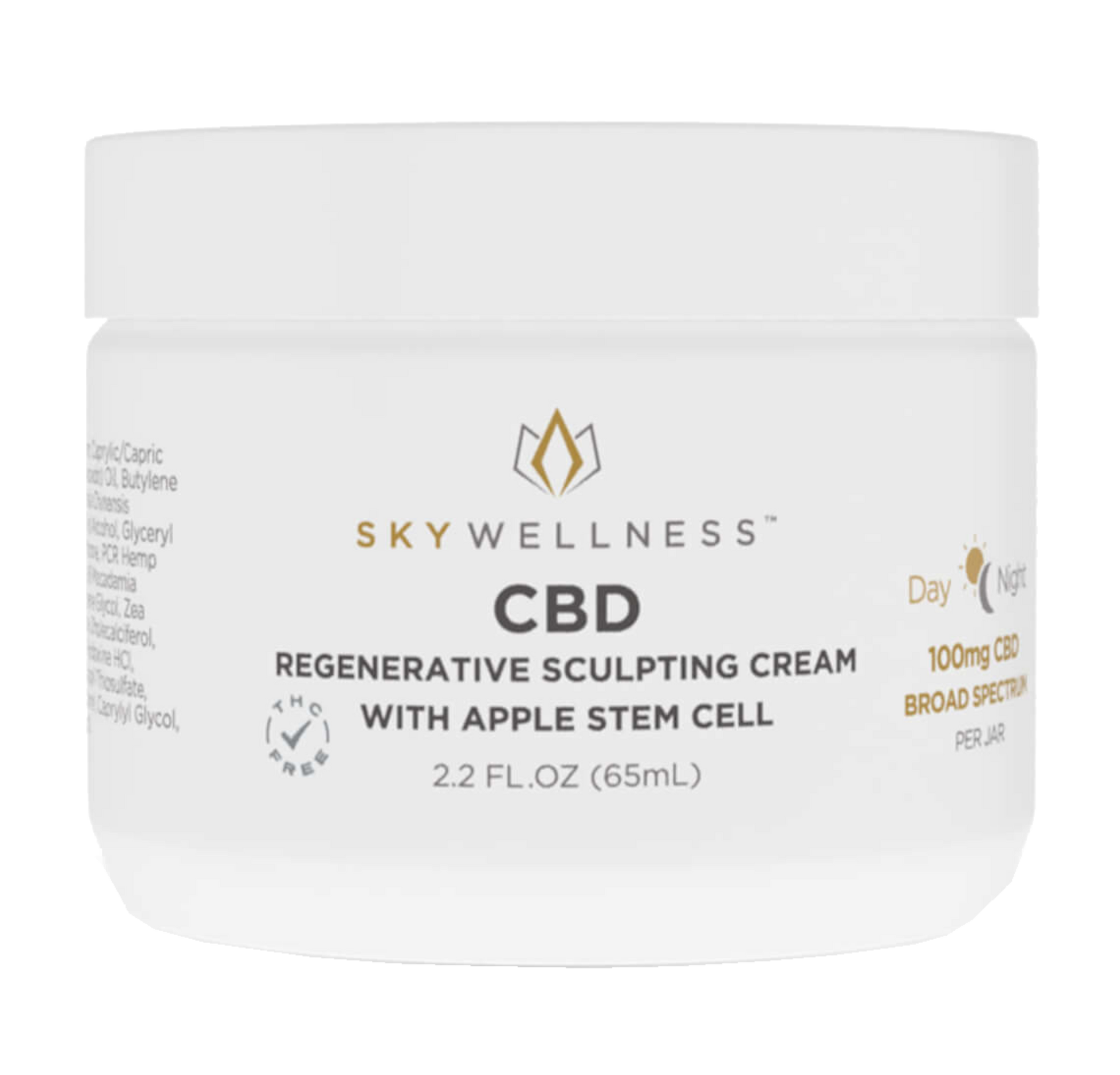 Sky Wellness Broad Spectrum CBD Cream, Regenerative Sculpting - 100mg (a Cream) made by Sky Wellness sold at CBD Emporium