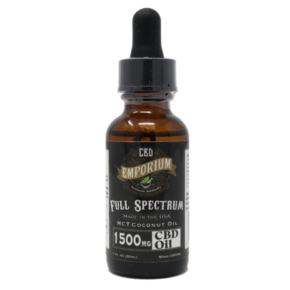 CBD Emporium Full Spectrum Tincture, Unflavored