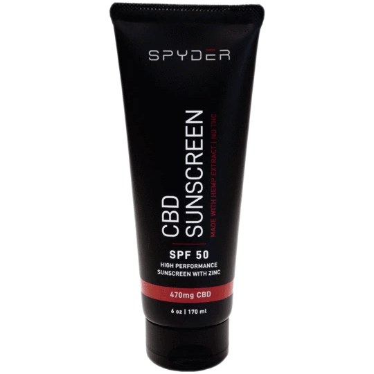 Spyder Broad Spectrum CBD Sunscreen, SPF 50 - 470mg, 6oz