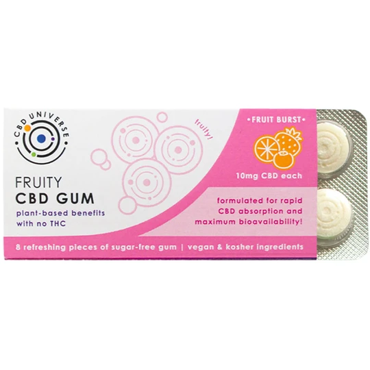 CBD Universe CBD Gum - 8ct (a Gum) made by CBD Universe sold at CBD Emporium