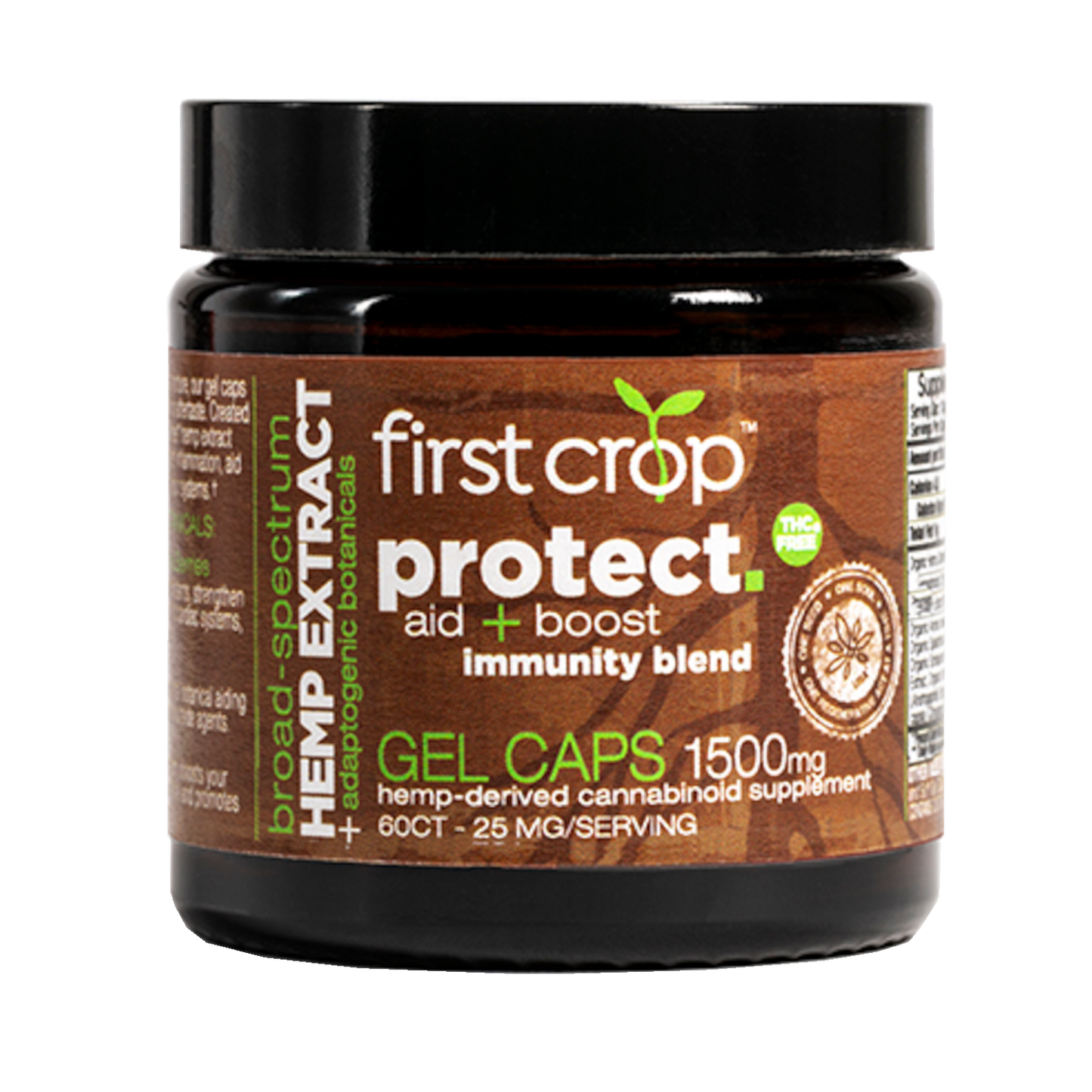 First Crop Full Spectrum Capsules, Protect - 1500mg