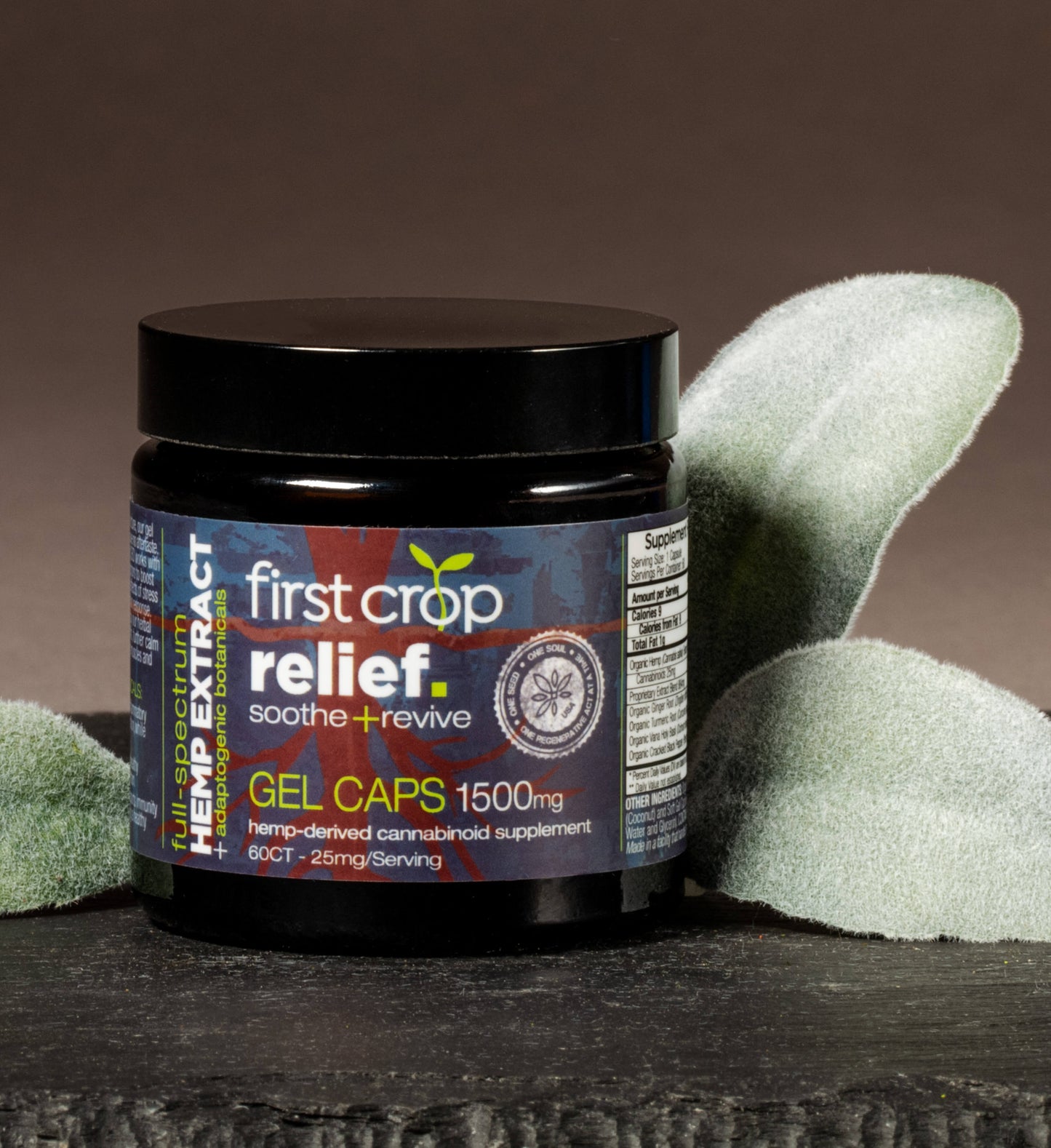 First Crop Full Spectrum Capsules - 1500mg (a Capsules) made by First Crop sold at CBD Emporium