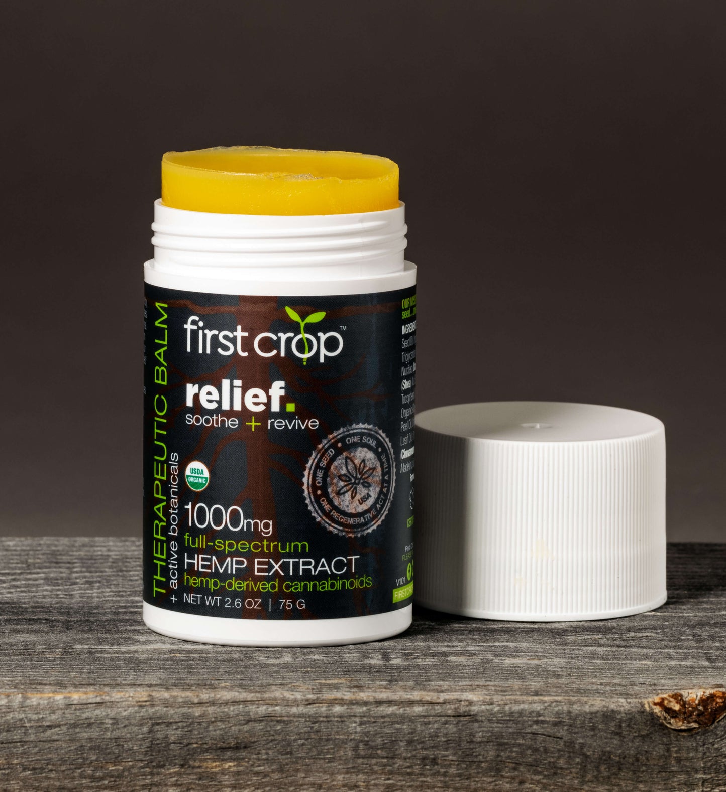 First Crop Relief Therapeutic Balm - 1000mg (a Balm) made by First Crop sold at CBD Emporium