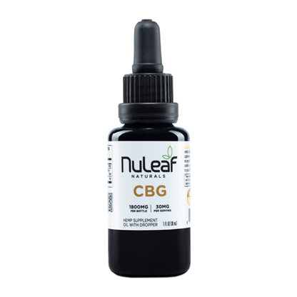 NuLeaf Naturals Full Spectrum CBG Tincture, Unflavored