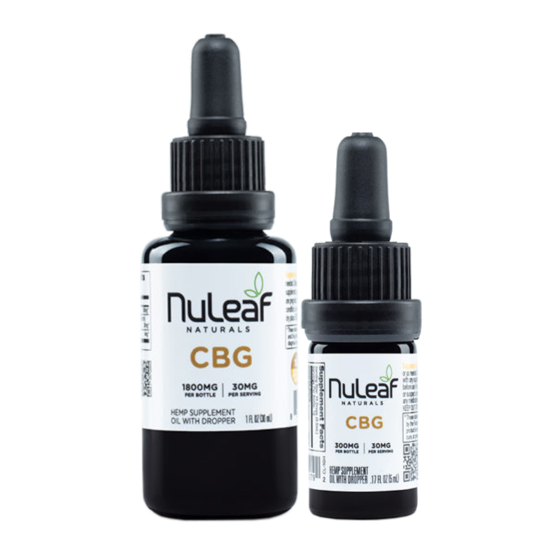 NuLeaf Naturals Full Spectrum CBG Tincture, Unflavored
