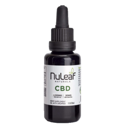 NuLeaf Naturals Full Spectrum CBD Tincture, Unflavored
