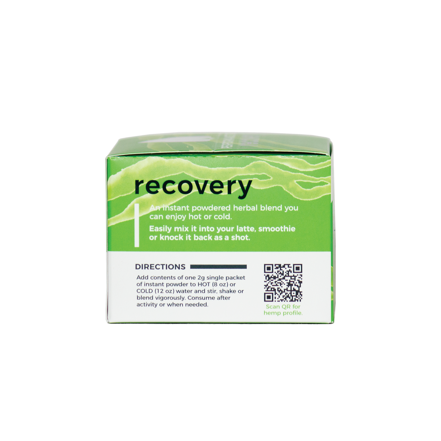 Performance Tea, Box of Recovery CBD Packets - 20mg, 10ct (a Beverage) made by Performance Tea sold at CBD Emporium