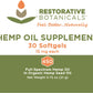 Restorative Botanicals Full-Spectrum CBD Soft Gels - 15mg 30ct (a Capsules) made by Restorative Botanicals sold at CBD Emporium