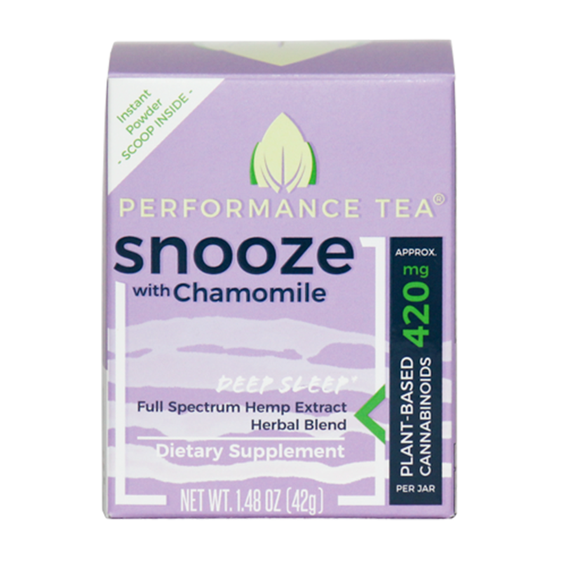 Performance Tea, Snooze CBD Blend- 420mg, 1.48oz (a Beverage) made by Performance Tea sold at CBD Emporium